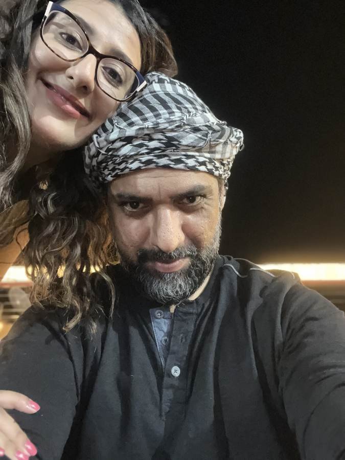 keffiyeh selfie