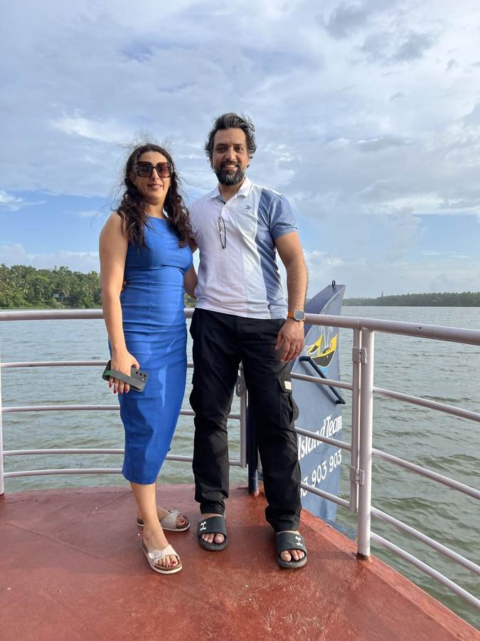 on the boat deck