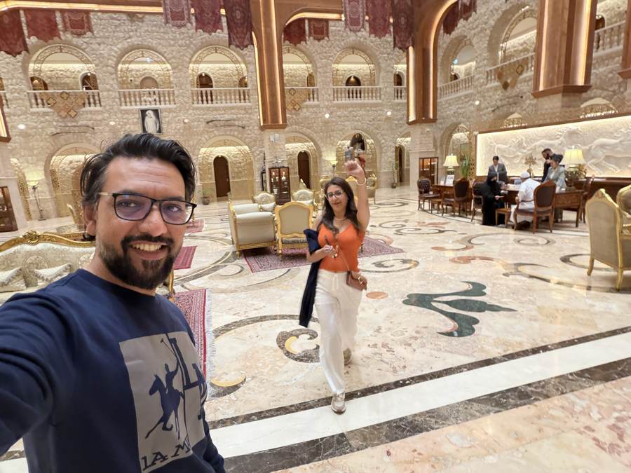 hotel lobby run