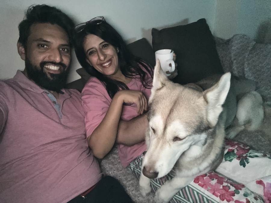 movie night with the husky